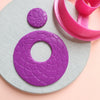 Circle Polymer clay 3D cutters Jewelry Earrings Geometry shape cutter - Luxy Kraft