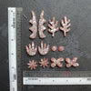 Silicone earrings mold Jewelry Resin mould for resin and epoxy 6 designs - Luxy Kraft
