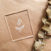Embossing stamp for polymer clay "Thistle" Floral texture plate Flower debossing stamp Acrylic stamps - Luxy Kraft