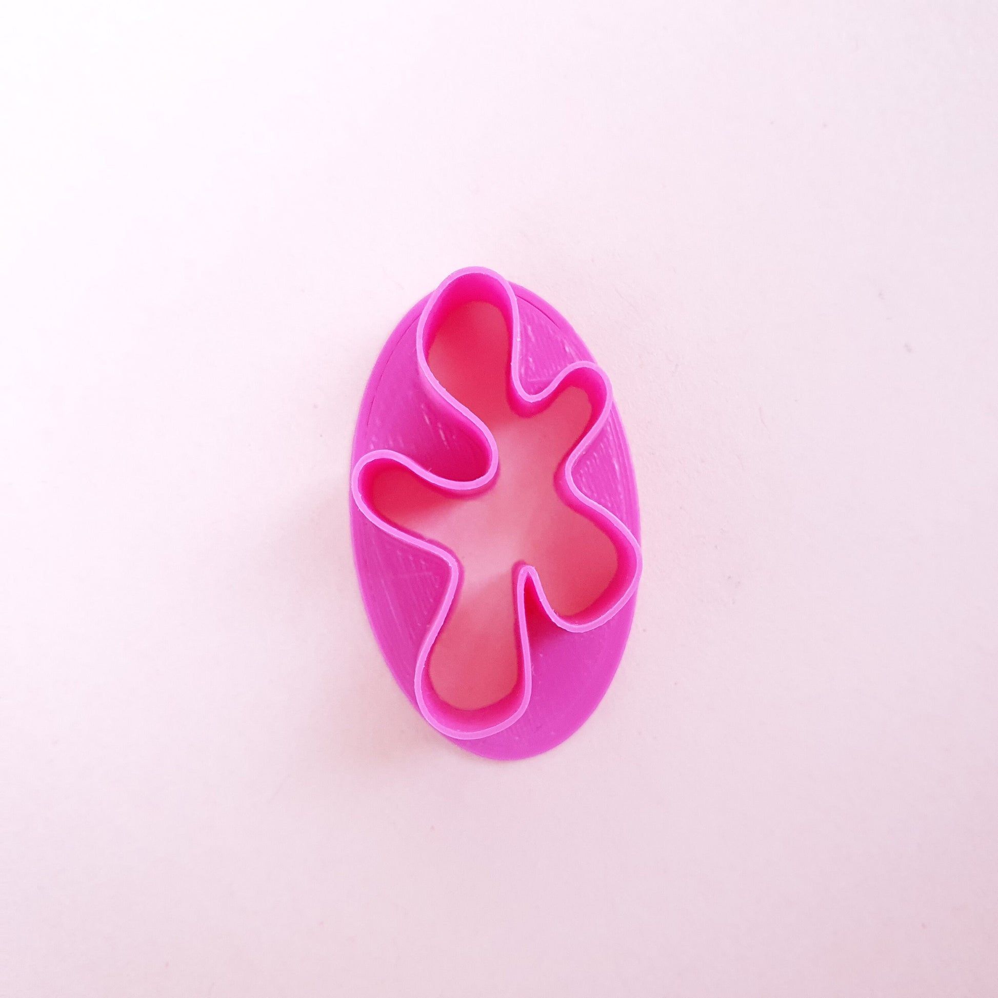 Polymer clay cutter 3D print cutters Jewelry Earrings "Coral" shape plastic cutter