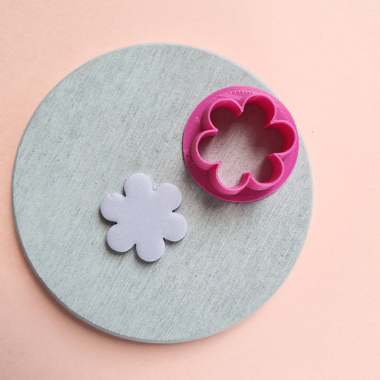 Polymer clay cutter 3D print cutters Jewelry Earrings "Flower" shape plastic cutter