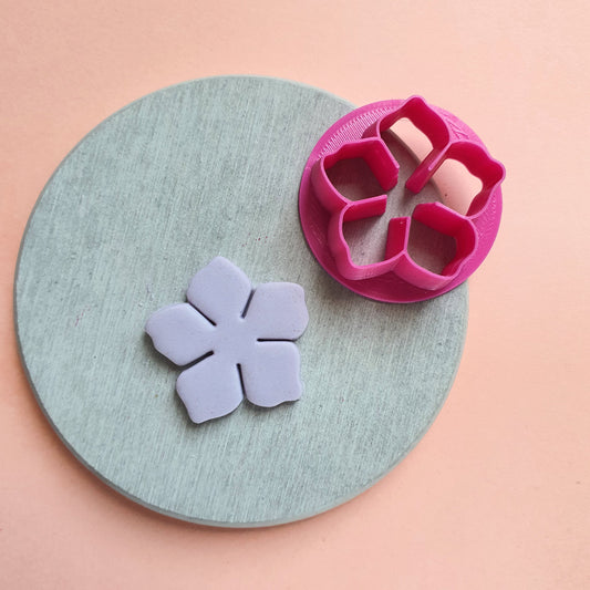 Polymer clay cutter 3D print cutters Jewelry Earrings "Flower" shape plastic cutter