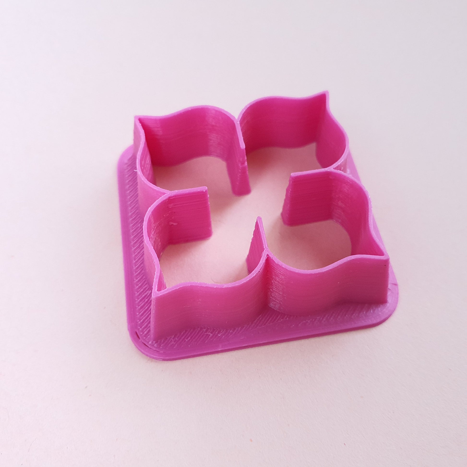 Polymer clay cutter 3D print cutters Jewelry Earrings "Flower" shape plastic cutter