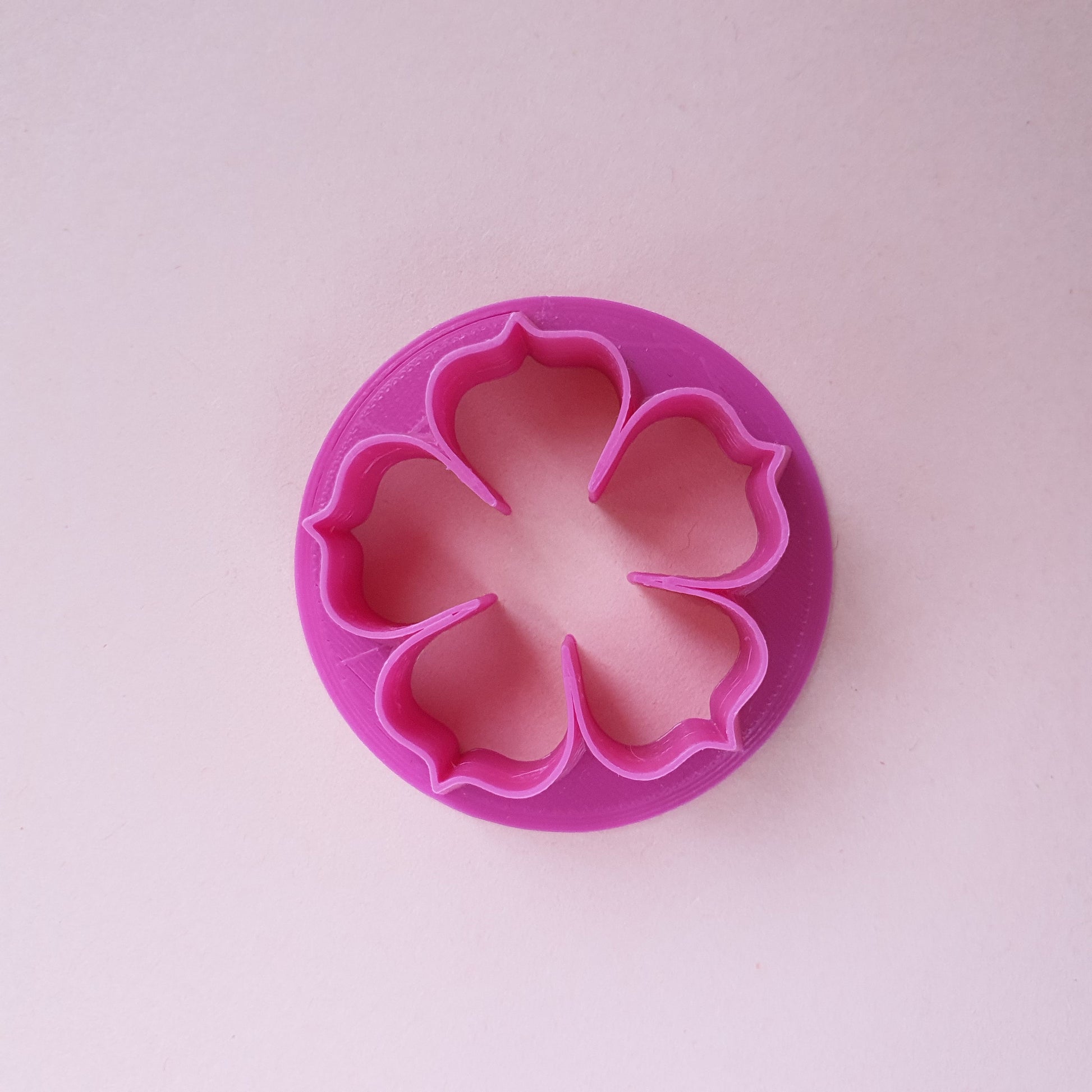 Polymer clay cutter 3D print cutters Jewelry Earrings "Flower" shape plastic cutter