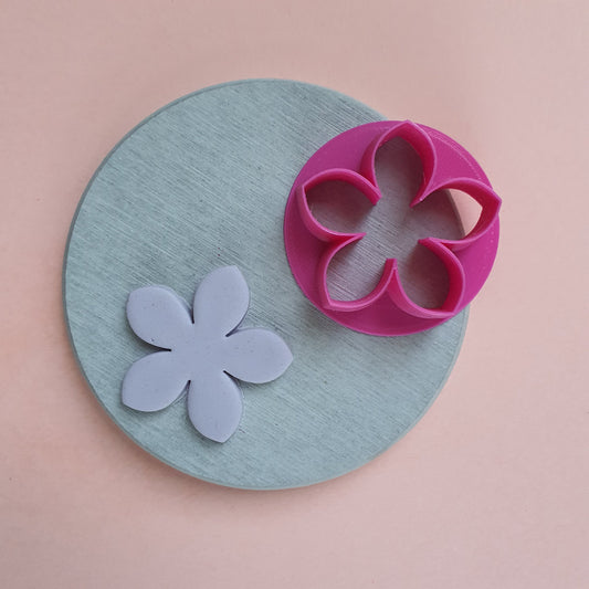 Polymer clay cutter 3D print cutters Jewelry Earrings "Flower" shape plastic cutter