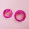 Polymer clay cutter 3D print cutters Jewelry Earrings "Cat" shape plastic cutter - Luxy Kraft