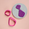 Polymer clay 3D cutters Jewelry Earrings Geometry shape cutter 2 pcs set - Luxy Kraft
