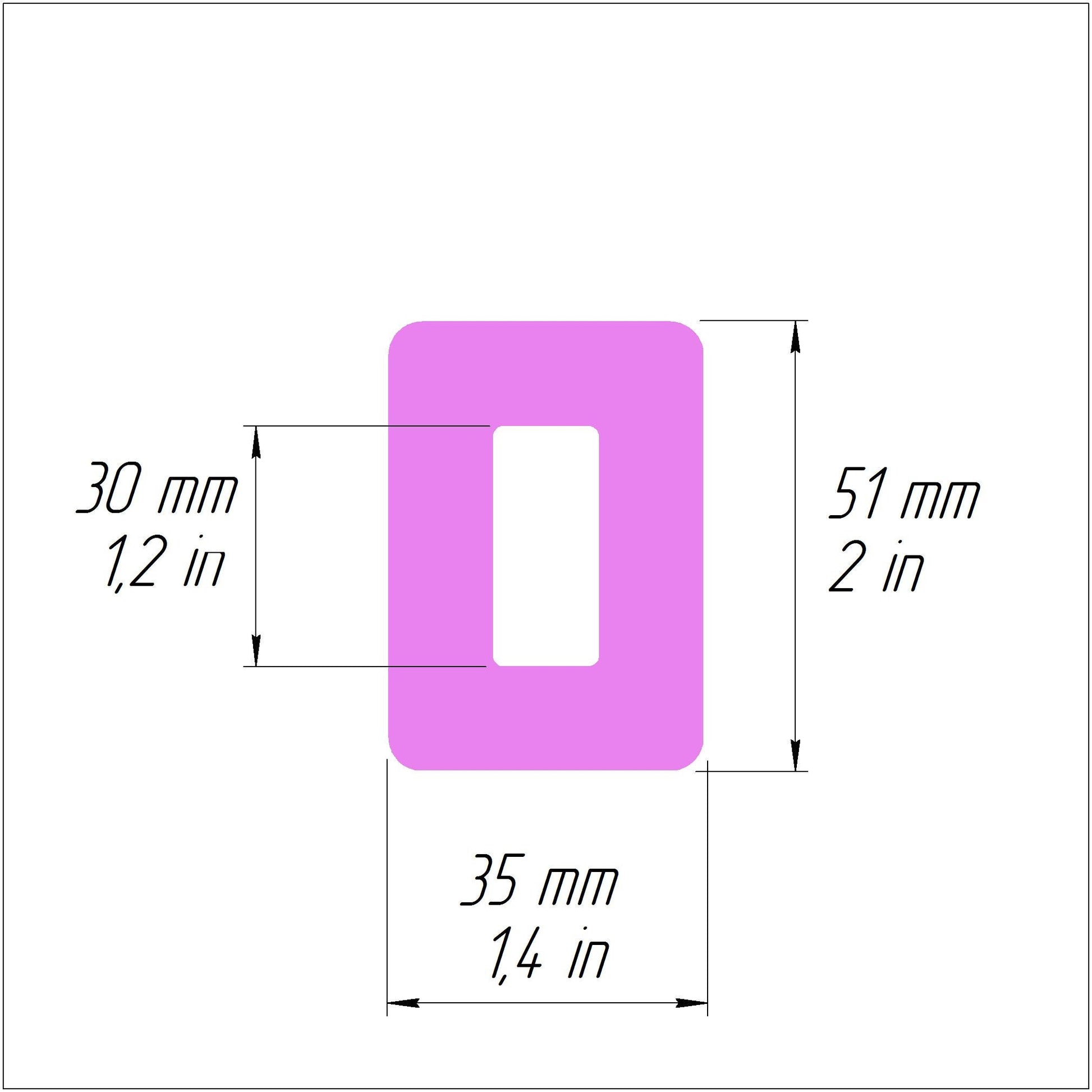 Rectangle Polymer clay 3D cutters Jewelry Earrings Geometry shape cutter