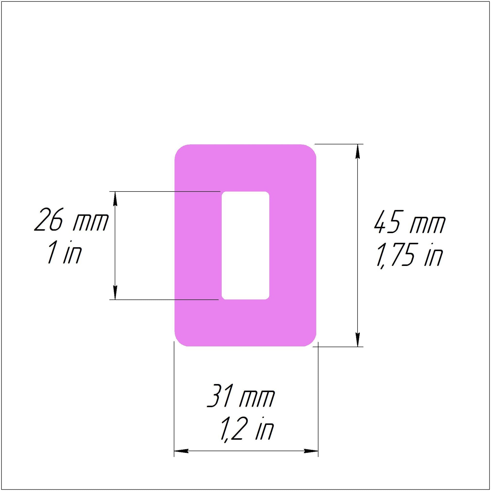 Rectangle Polymer clay 3D cutters Jewelry Earrings Geometry shape cutter