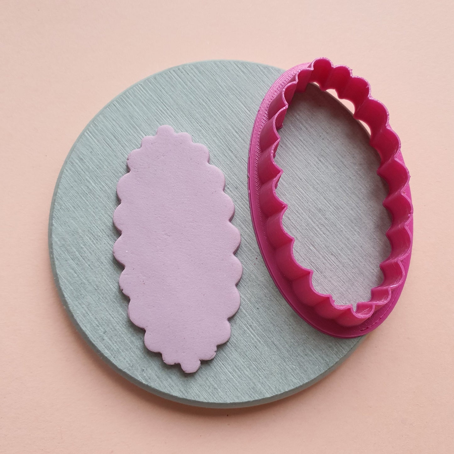 Polymer clay cutter Hair clip Barrette