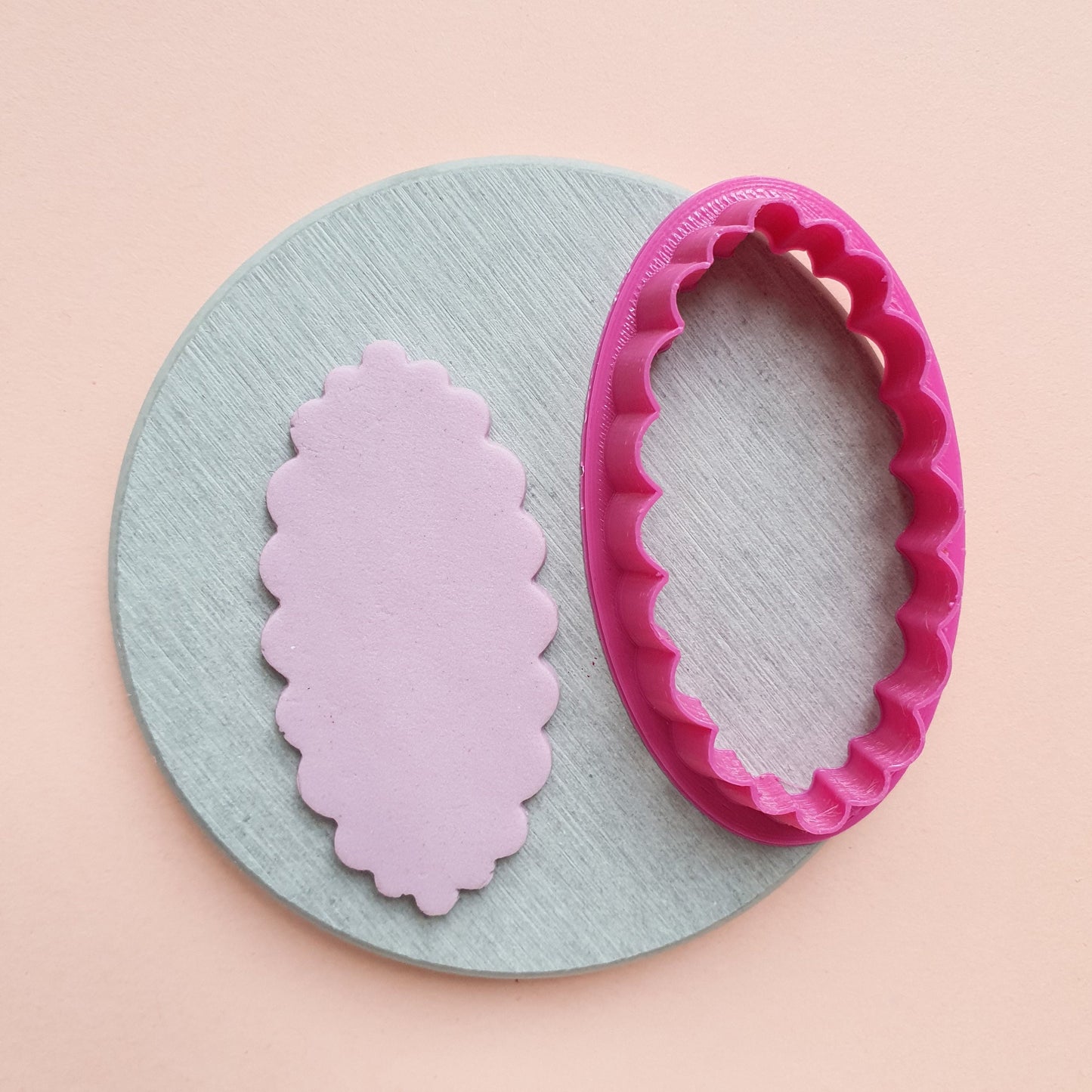 Polymer clay cutter Hair clip Barrette