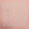 Texture sheet Polymer clay stencil sheet "Coffee" shapes mat - Luxy Kraft