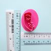 6 pcs set Woman face Earrings Polymer clay 3D Geometry Jewelry shapes stamp embossing - Luxy Kraft