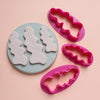 Clay cutters Polymer clay tools hairclip earrings cutters