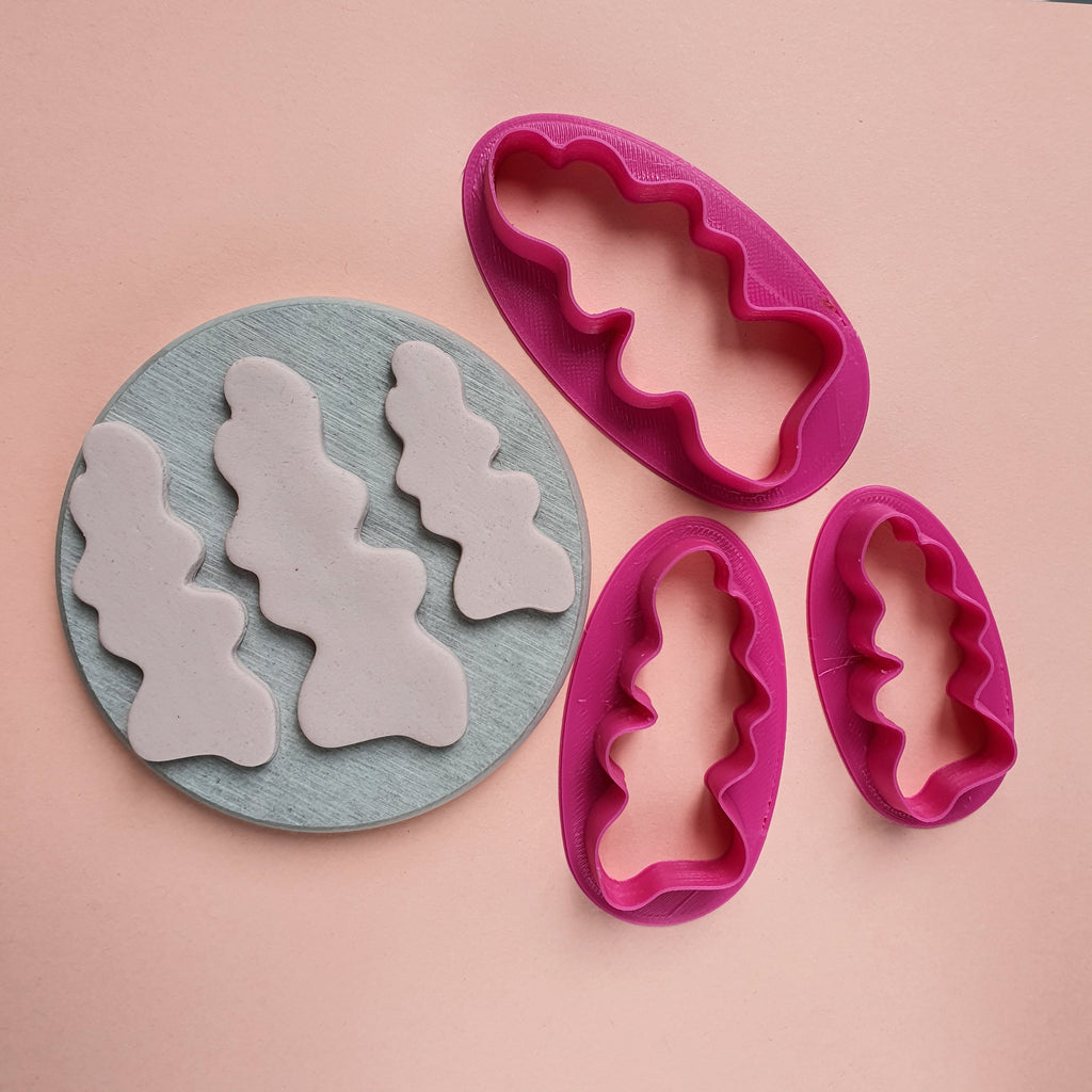 Clay cutters Polymer clay tools hairclip earrings cutters