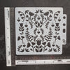 Texture sheet Polymer clay stencil sheet "Flowers" shapes mat - Luxy Kraft