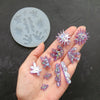 Silicone earrings mold Jewelry Resin mould for resin and epoxy 5 designs