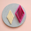 Clay cutters Polymer clay tools earrings jewelry cutters "Rhombus" - Luxy Kraft