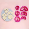 Clay cutters Polymer clay tools "Tulip" earrings cutters - Luxy Kraft