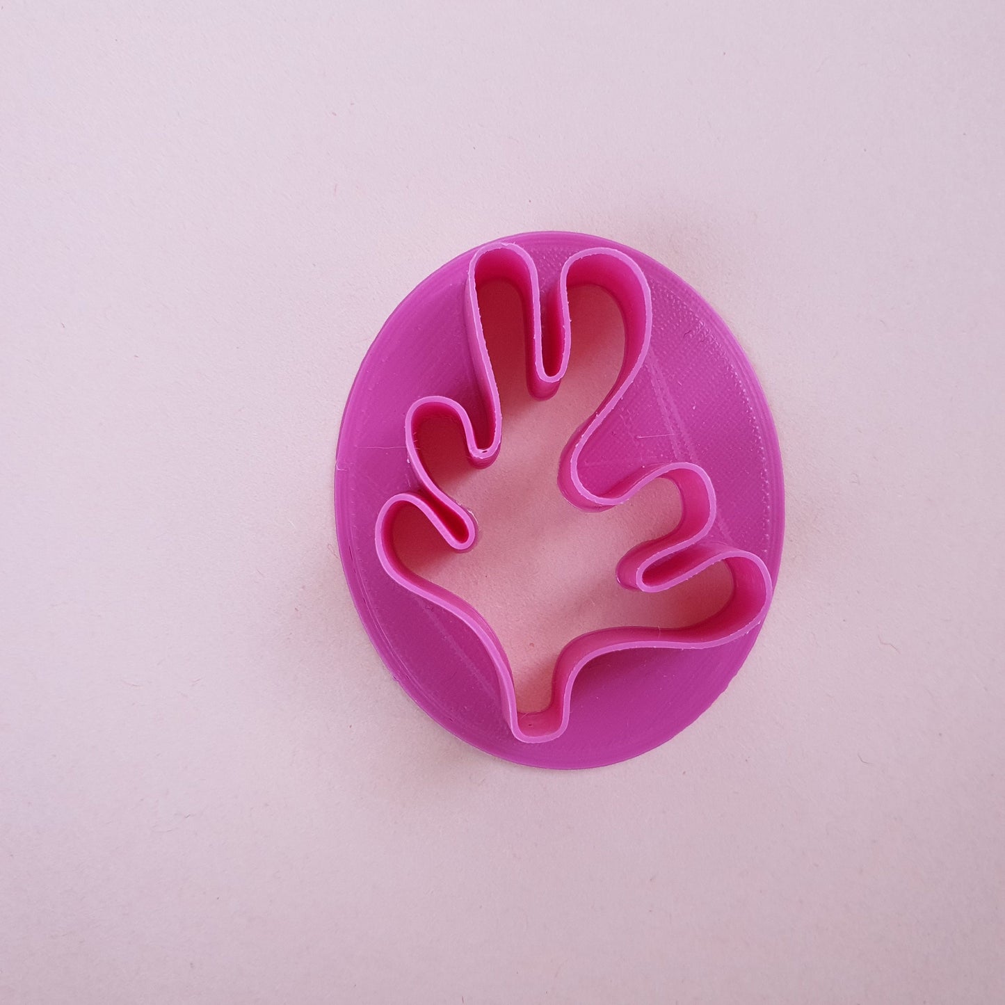 Polymer clay cutter 3D print cutters Jewelry Earrings "Coral" abstract shape plastic cutter - Luxy Kraft