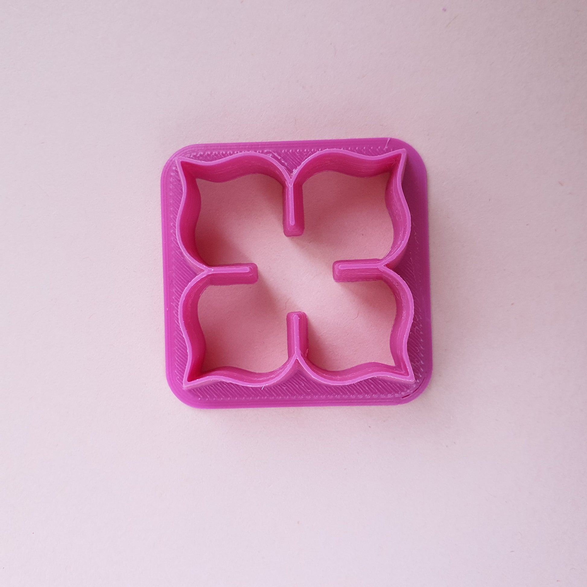 Polymer clay cutter 3D print cutters Jewelry Earrings "Flower" shape plastic cutter