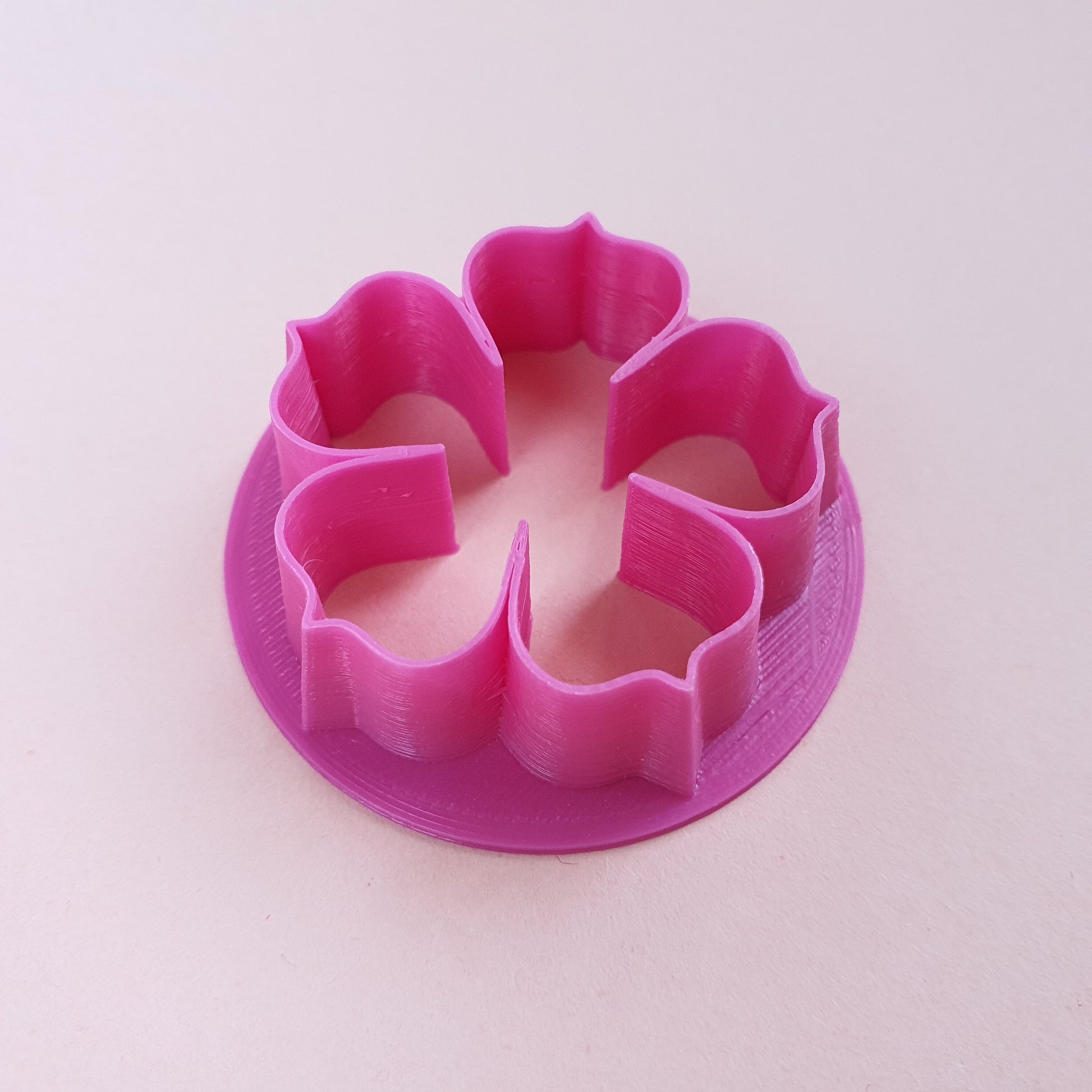 Polymer clay cutter 3D print cutters Jewelry Earrings "Flower" shape plastic cutter