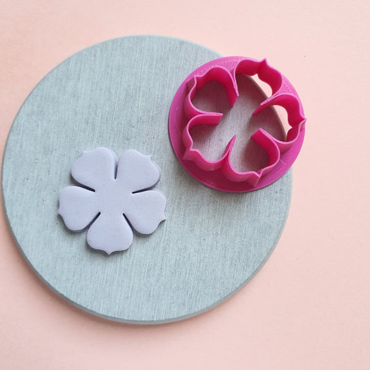 Polymer clay cutter 3D print cutters Jewelry Earrings "Flower" shape plastic cutter