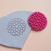 Polymer clay stamp "Flower" 3D printed embossing - Luxy Kraft