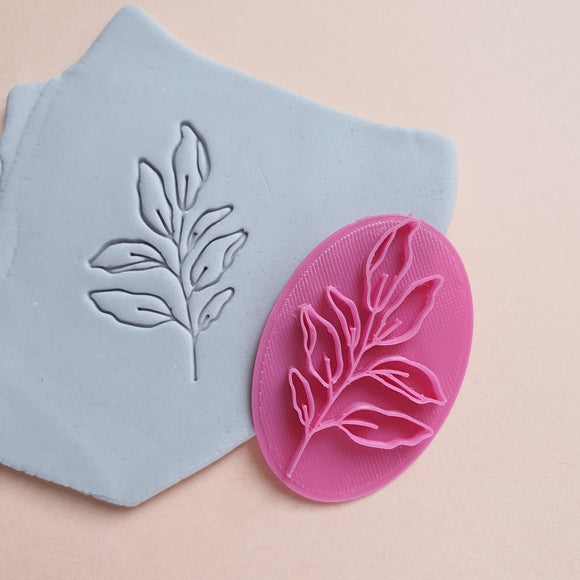 Polymer clay stamp 