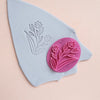 Flowers Earrings Polymer clay 3D Geometry Jewelry shapes stamp embossing - Luxy Kraft
