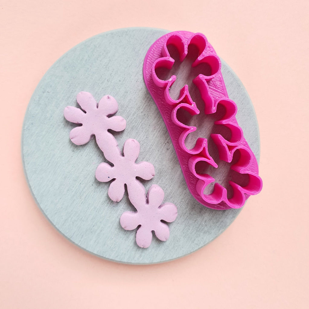 Earrings Polymer clay 3D cutters Geometry Jewelry Hairclip shapes cutter 1 pcs - Luxy Kraft