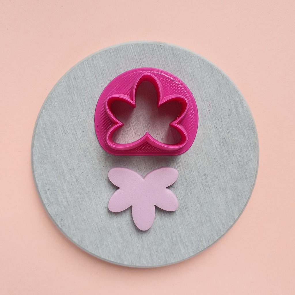 Earrings Polymer clay 3D cutters Flower Geometry Jewelry shape cutter