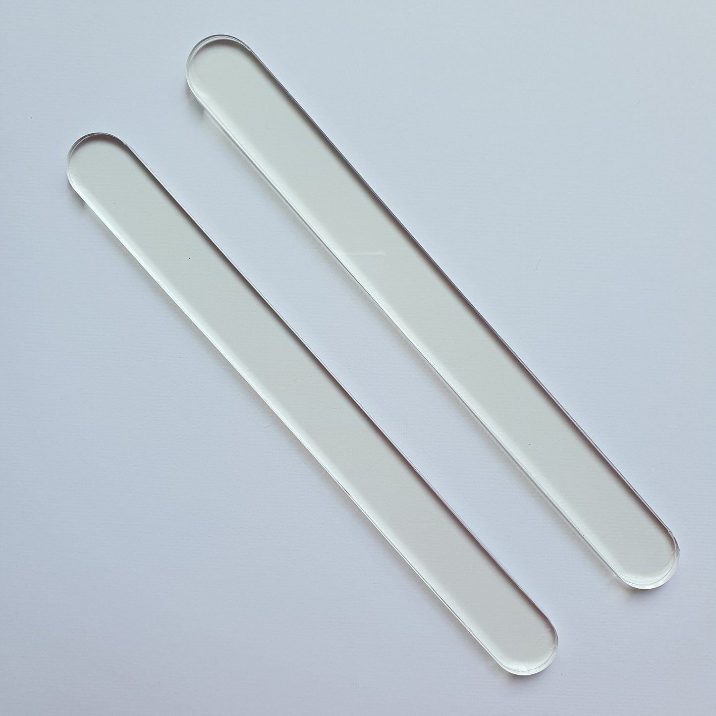 Polymer clay thickness guides Depth acrylic sticks Polymer clay tools Clay rulers - Luxy Kraft