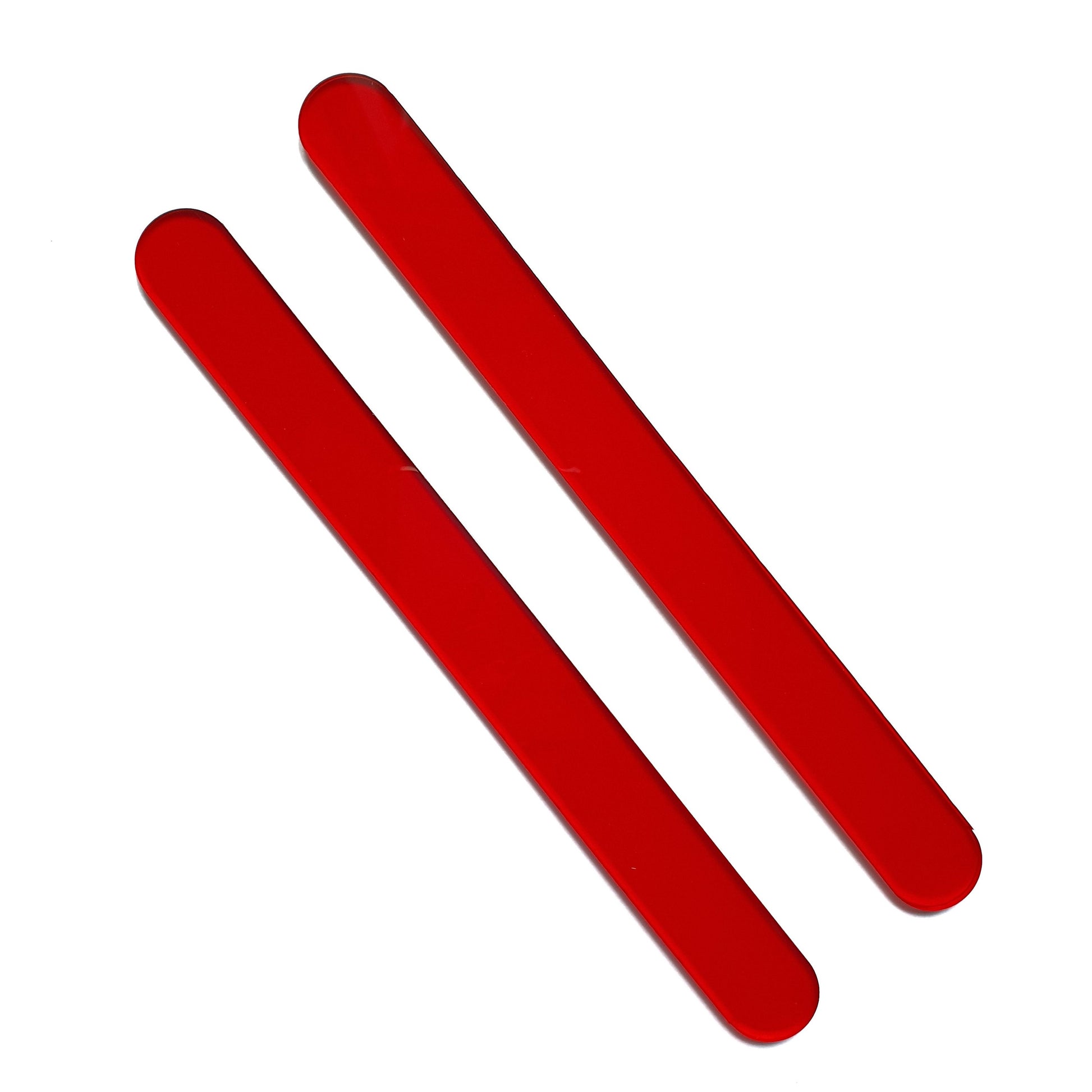 Polymer clay thickness guides Depth acrylic sticks Polymer clay tools Clay rulers - Luxy Kraft