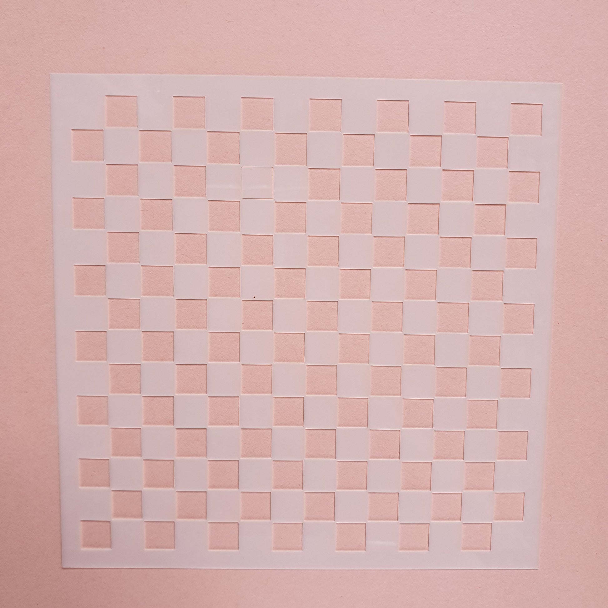 Texture sheet Polymer clay stencil sheet "Square" pattern shapes mat - Luxy Kraft