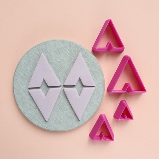 V shapes Polymer clay 3D cutters Geometry shapes cutter