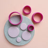 Circle Polymer clay 3D cutters set of 4 pcs - Luxy Kraft