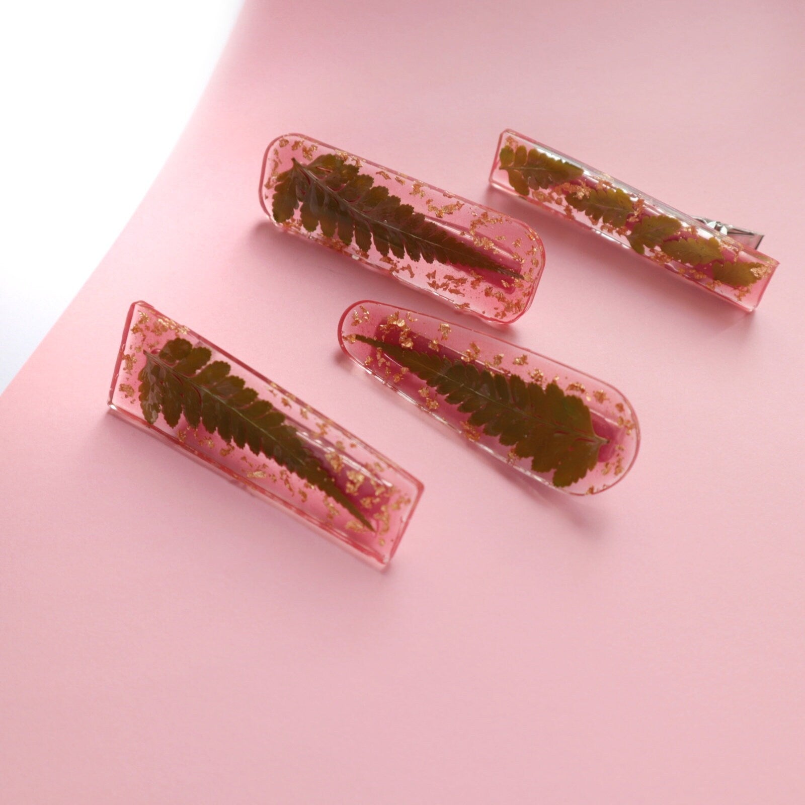 Silicone hair clip mold for resin and epoxy Jewelry resin mould
