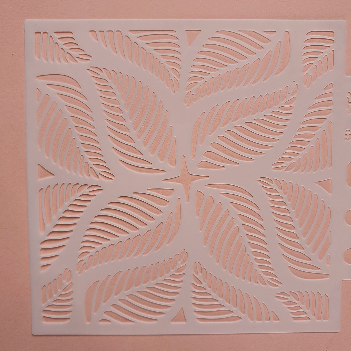 Texture sheet Polymer clay stencil sheet "Leaves" shapes mat - Luxy Kraft