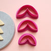 Clay cutters Polymer clay tools "Leaves" earrings cutters - Luxy Kraft