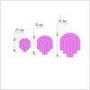 Clay cutters Polymer clay tools earrings jewelry cutters "Arch" - Luxy Kraft