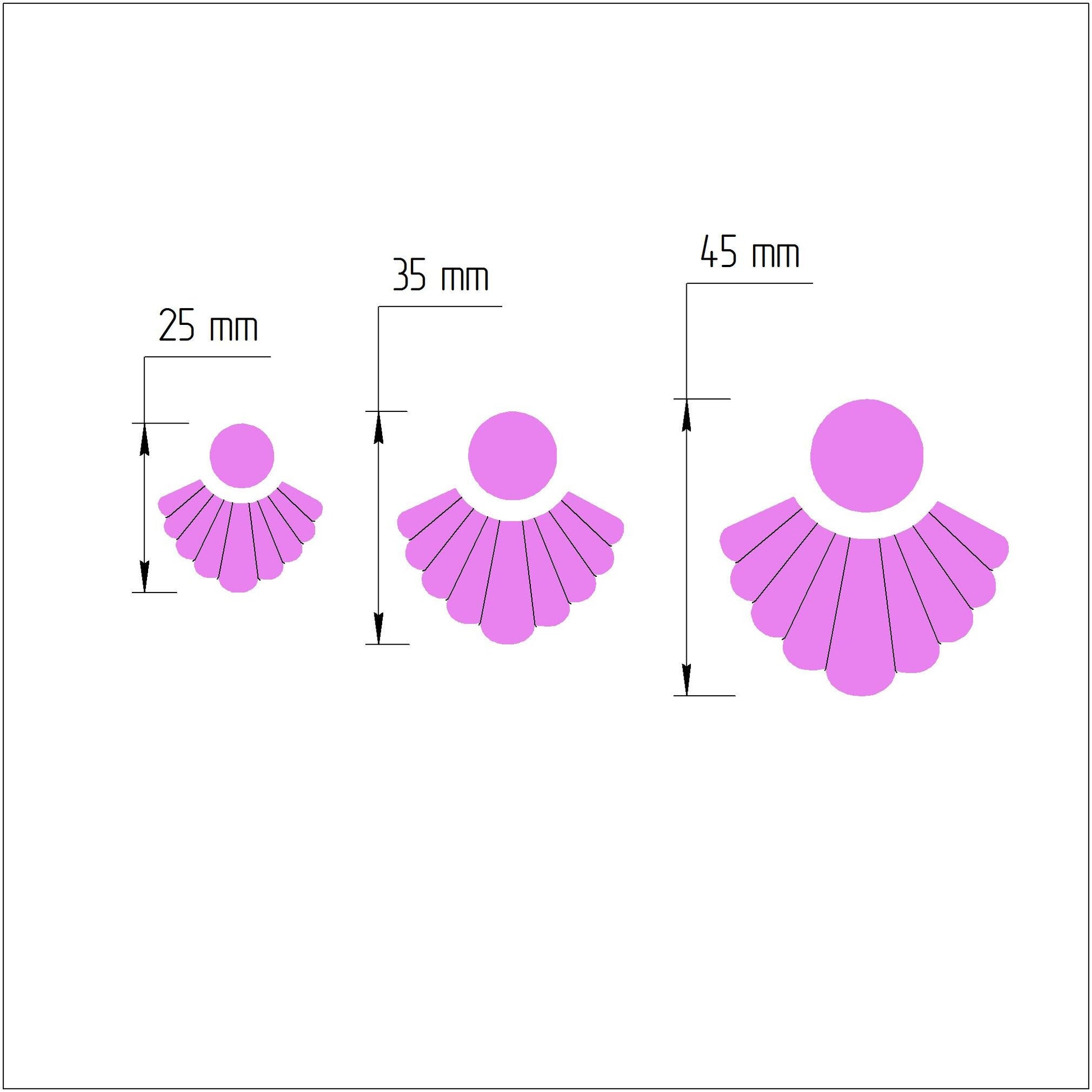 Clay cutters Polymer clay tools earrings jewelry cutters