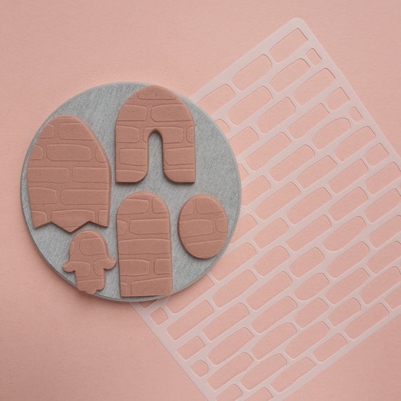 Texture sheet Polymer clay stencil sheet 