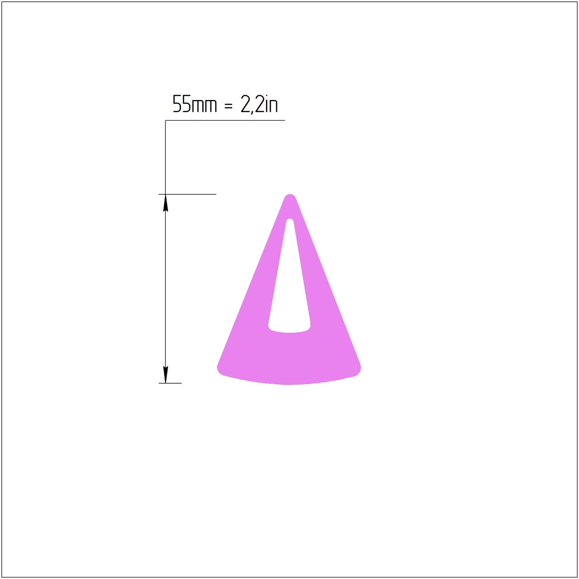 Earrings Polymer clay 3D cutters Geometry Jewelry shape cutter