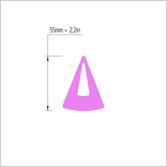 Earrings Polymer clay 3D cutters Geometry Jewelry shape cutter