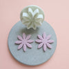 4 pcs set Polymer clay cutters Jewelry Earrings "Flower Daisy" shape plastic cutter - Luxy Kraft