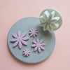 4 pcs set Polymer clay cutters Jewelry Earrings "Flower Daisy" shape plastic cutter - Luxy Kraft