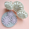 3 pcs set Polymer clay cutters Jewelry Earrings "Flower Daisy" shape plastic cutter - Luxy Kraft