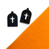 Halloween Coffin Silicone earrings mold for resin and epoxy