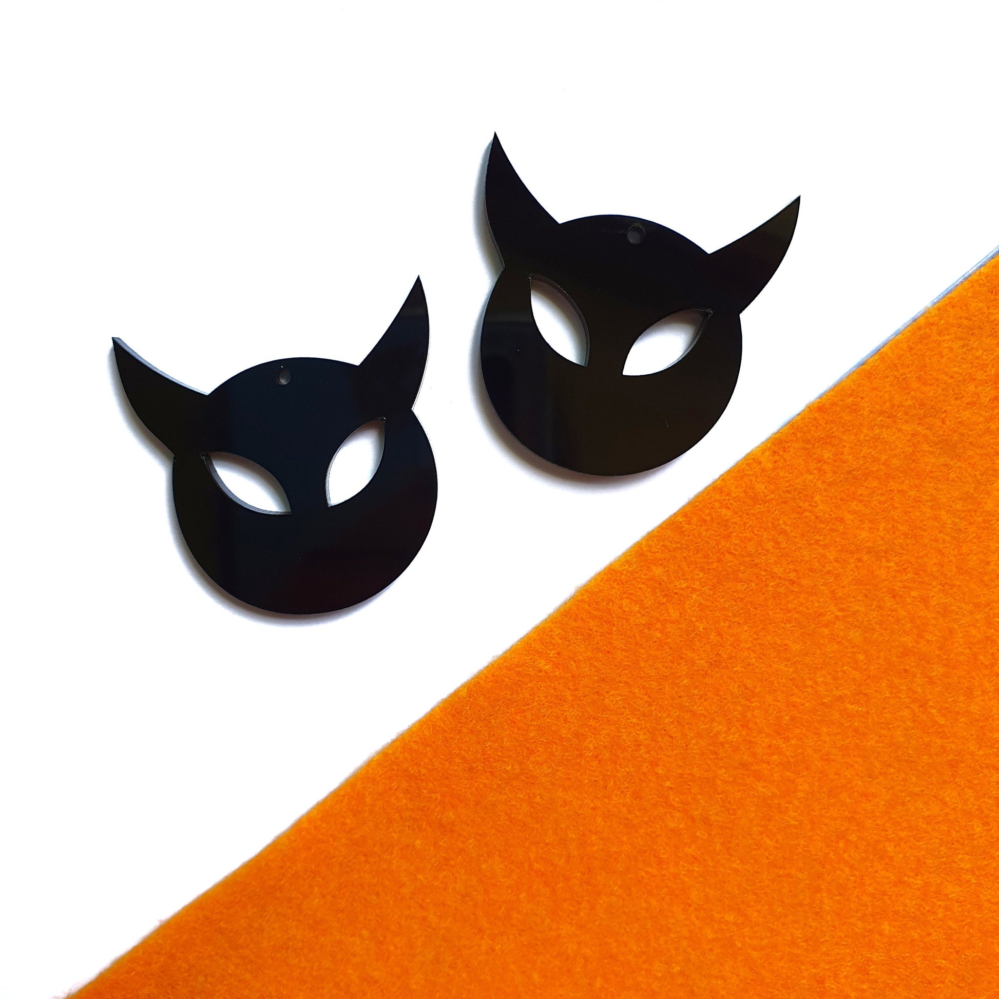 Halloween Devil Silicone earrings mold for resin and epoxy - Luxy Kraft
